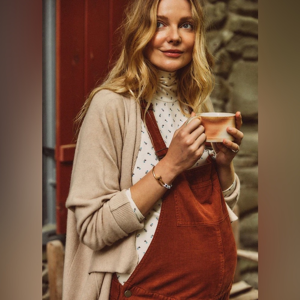 HATCH - The Cord Overall - Sahara Orange Brown Rust - Size 0